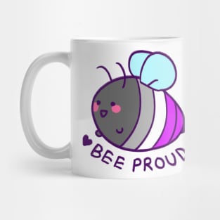 BEE proud: asexual flag Mug